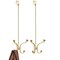 mDesign Long Metal Over Door Storage Organizer Rack, 4 Hooks, 2 Pack
